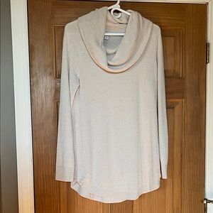 Barefoot Dreams Cozychic Ultra Lite Coastal Cowlneck tunic in cream